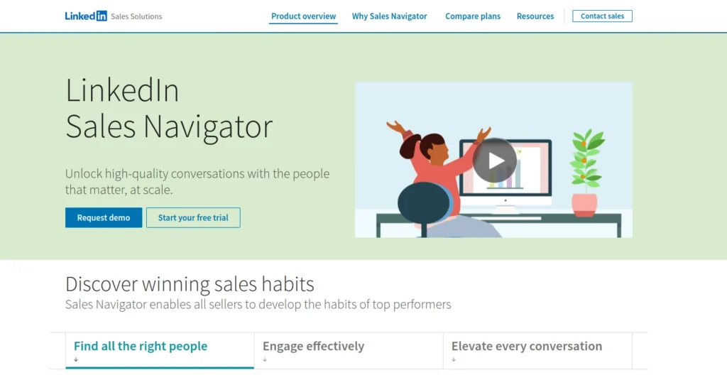 Linkedin Sales Navigator login portal