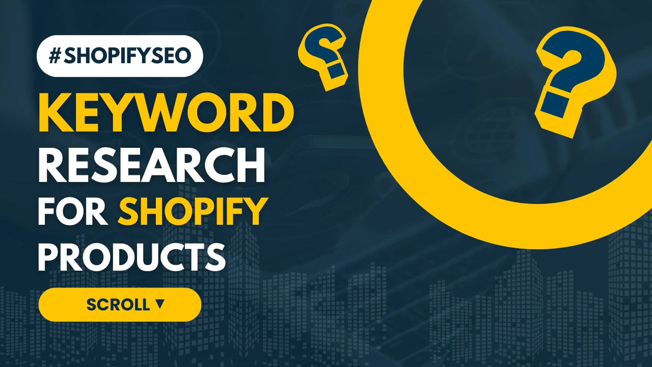 keyword research for shopify products